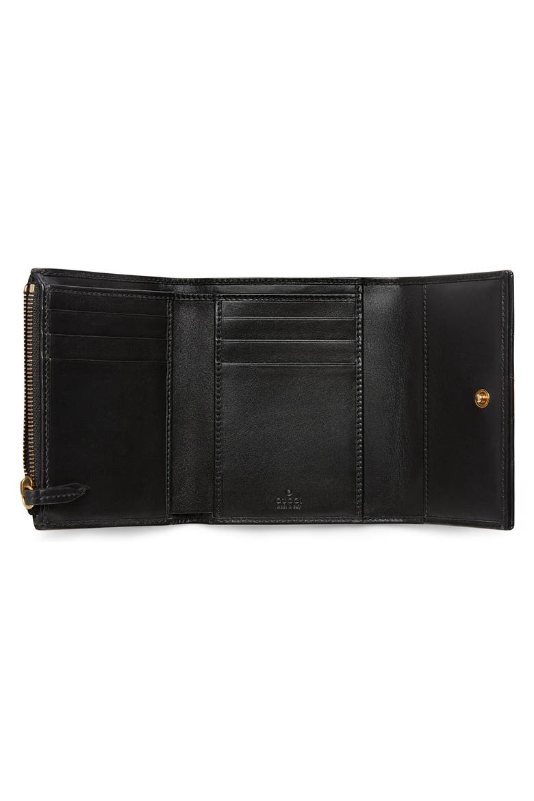 Medium Marmont 2.0 Leather Bifold Wallet, Alternate, color, NERO