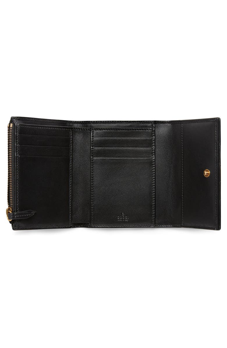 Gucci Medium Marmont 2.0 Leather Bifold Wallet, Alternate, color,