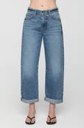 Pistola Donny Cuffed High Waist Boyfriend Jeans