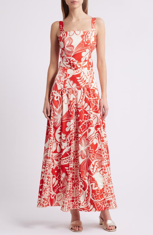 CIEBON CIEBON NENETTE FLORAL MAXI DRESS
