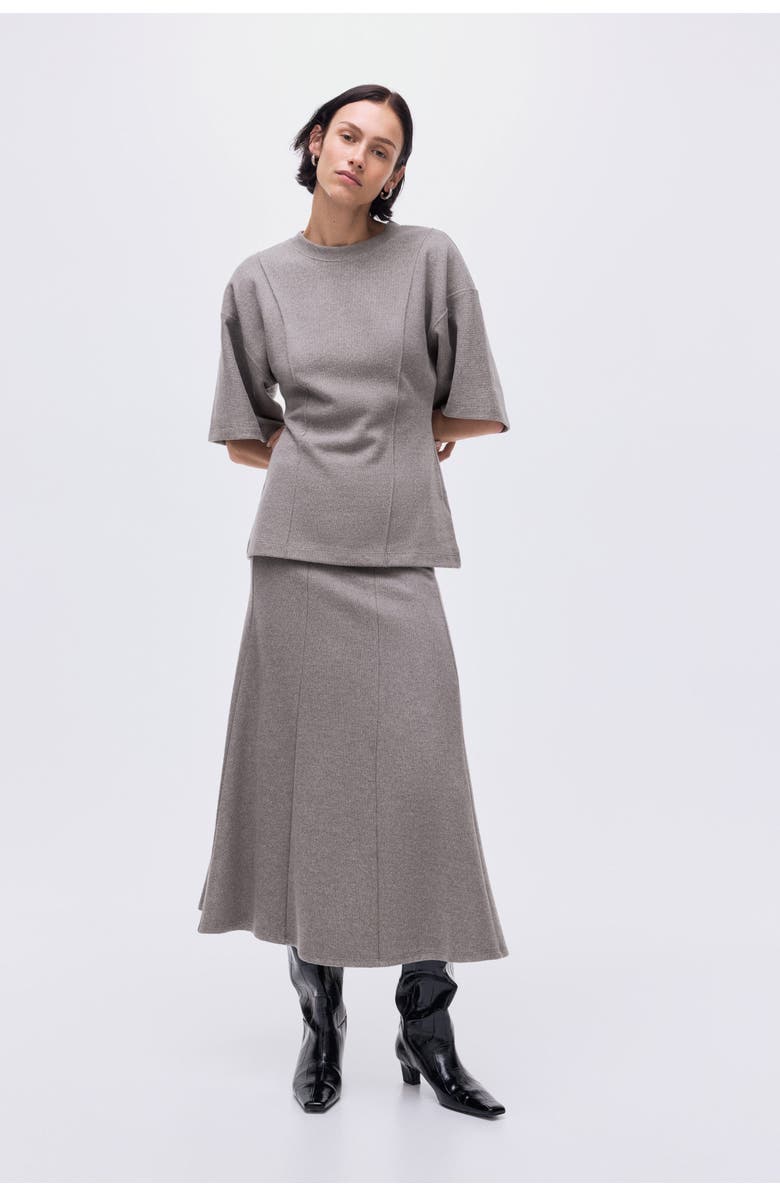 H&M Loose-fit Fine-knit Top, Alternate, color, Taupe