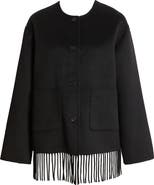 Rails Tomoko Frige Trim Wool Blend Jacket