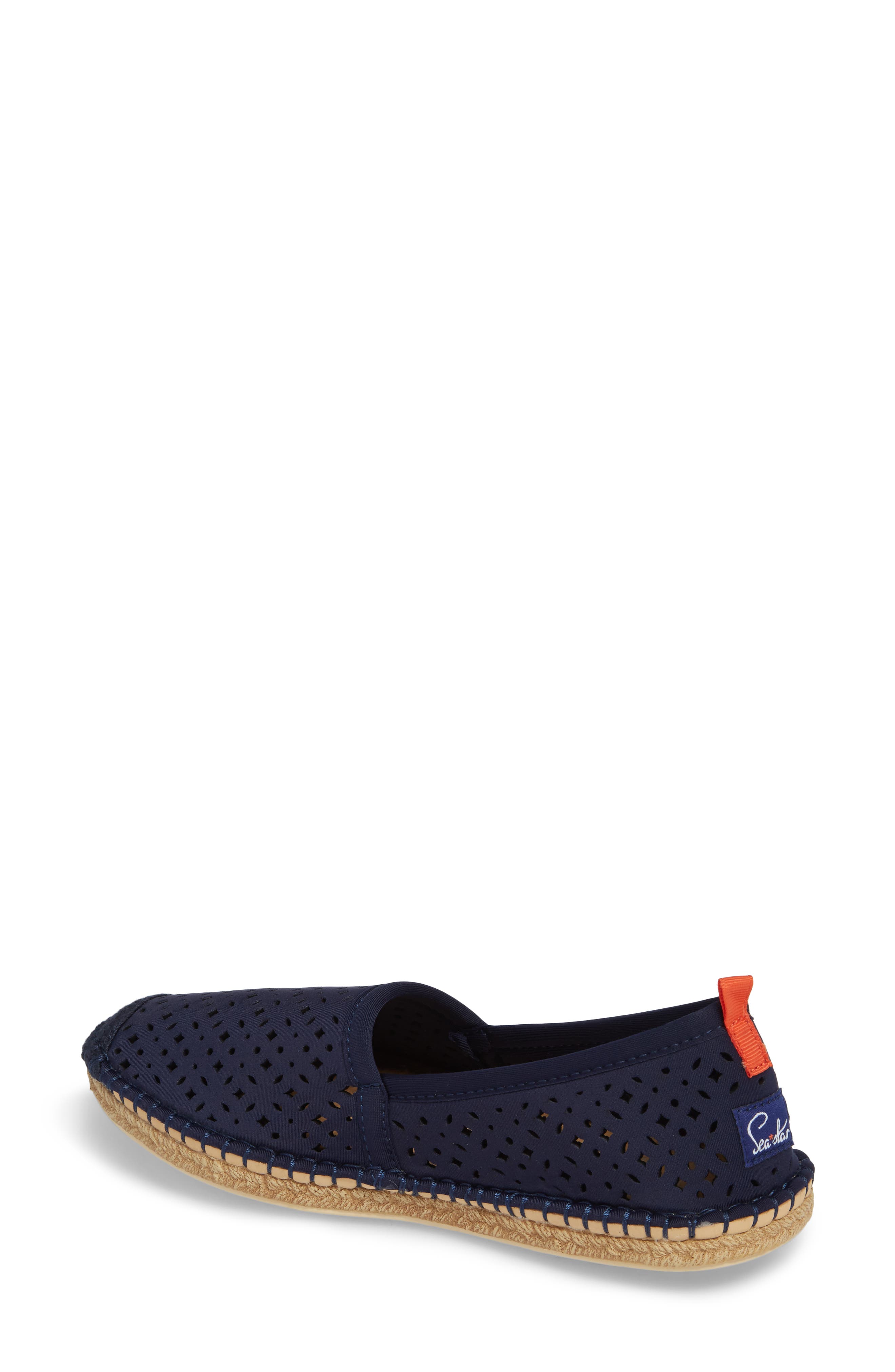 Sea Star Beachcomber Espadrille Water Shoe, Alternate, color, DARK NAVY EYELET