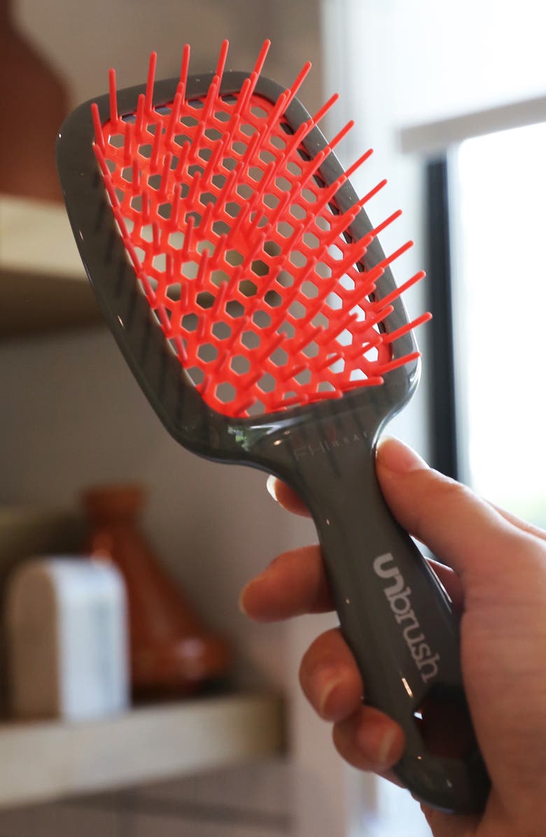 UNbrush Detangling Hair Brush Pastel Collection, Alternate, color, Nordic Berry Peach