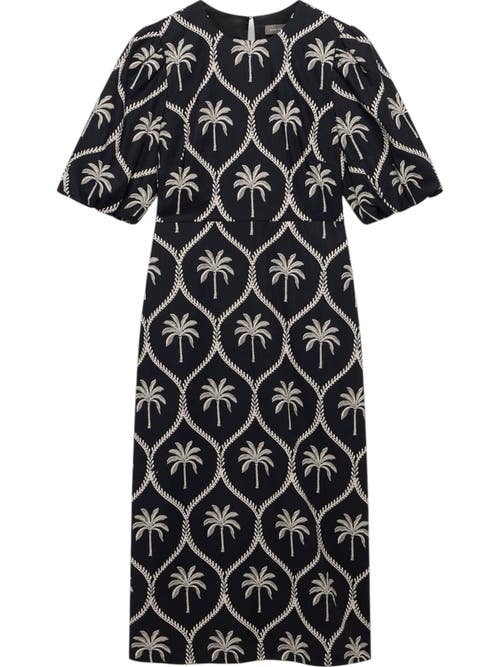MINT VELVET MINT VELVET PALM PRINTED DRESS