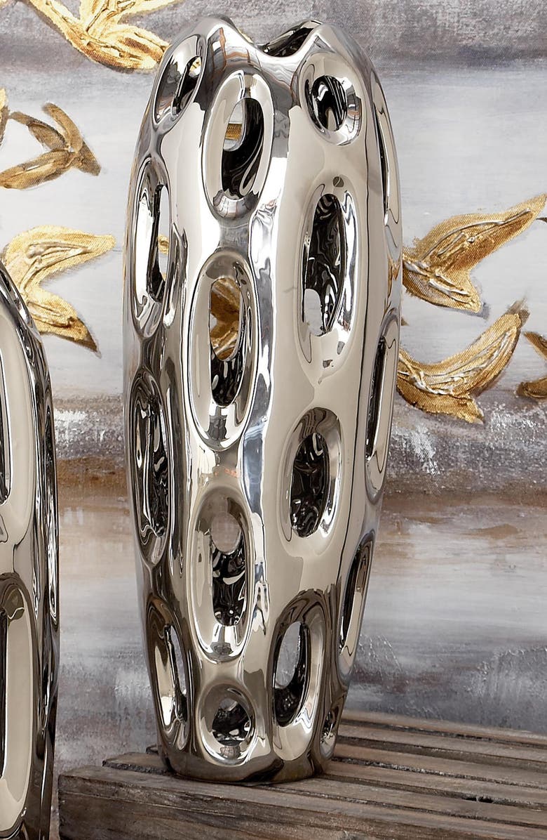 UMA Dolomite Vase, Alternate, color, Silver