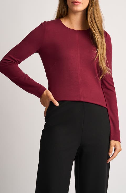 Long Sleeve Ponte Top