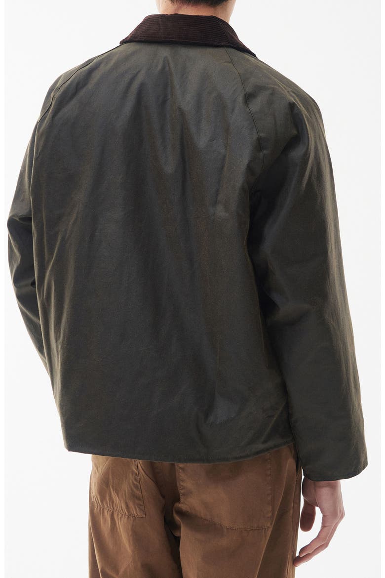 Transport Wax Jacket, Alternate, color, OLIVE