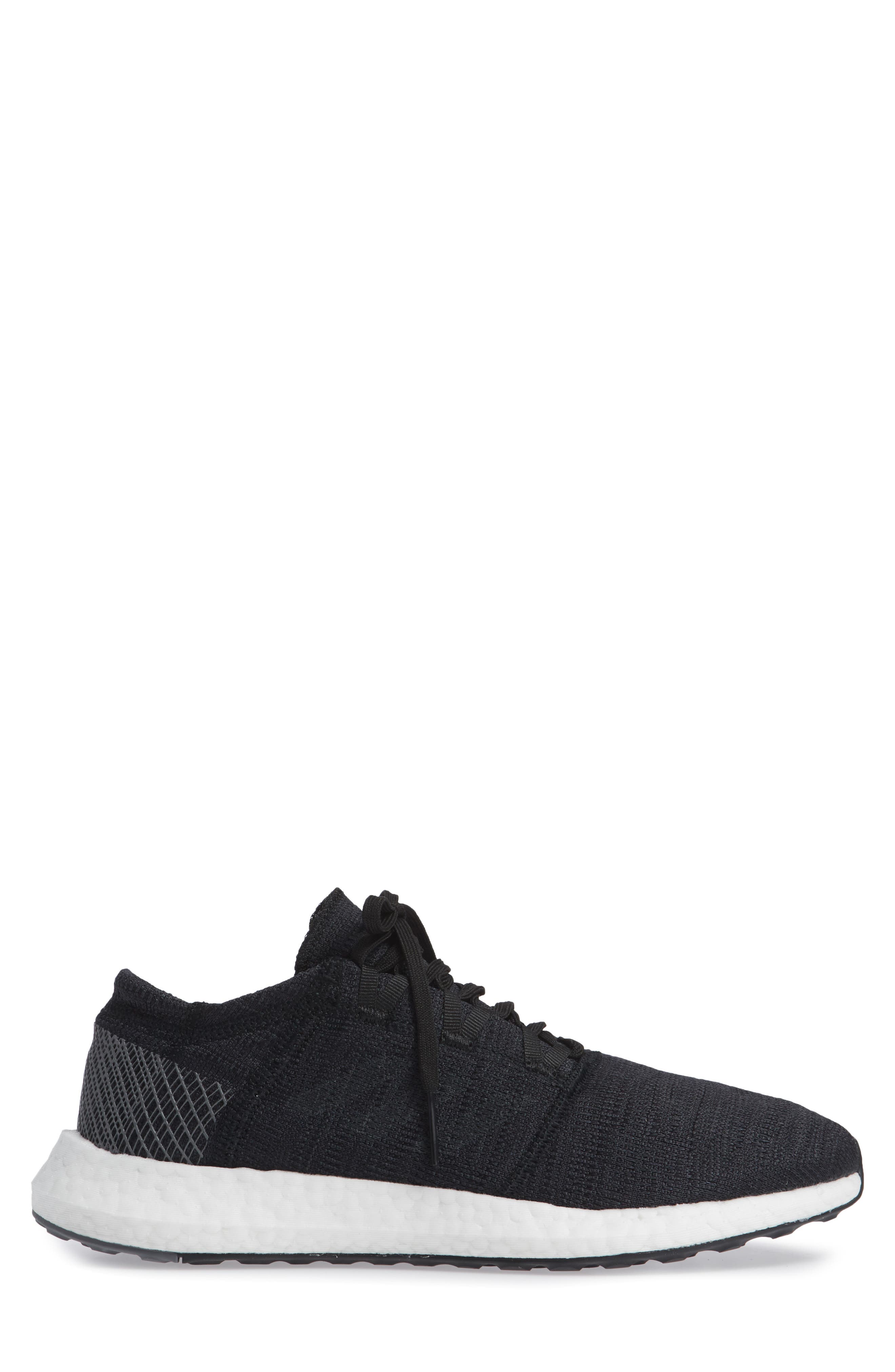 PureBoost GO Running Shoe, Alternate, color, BLACK/ GREY