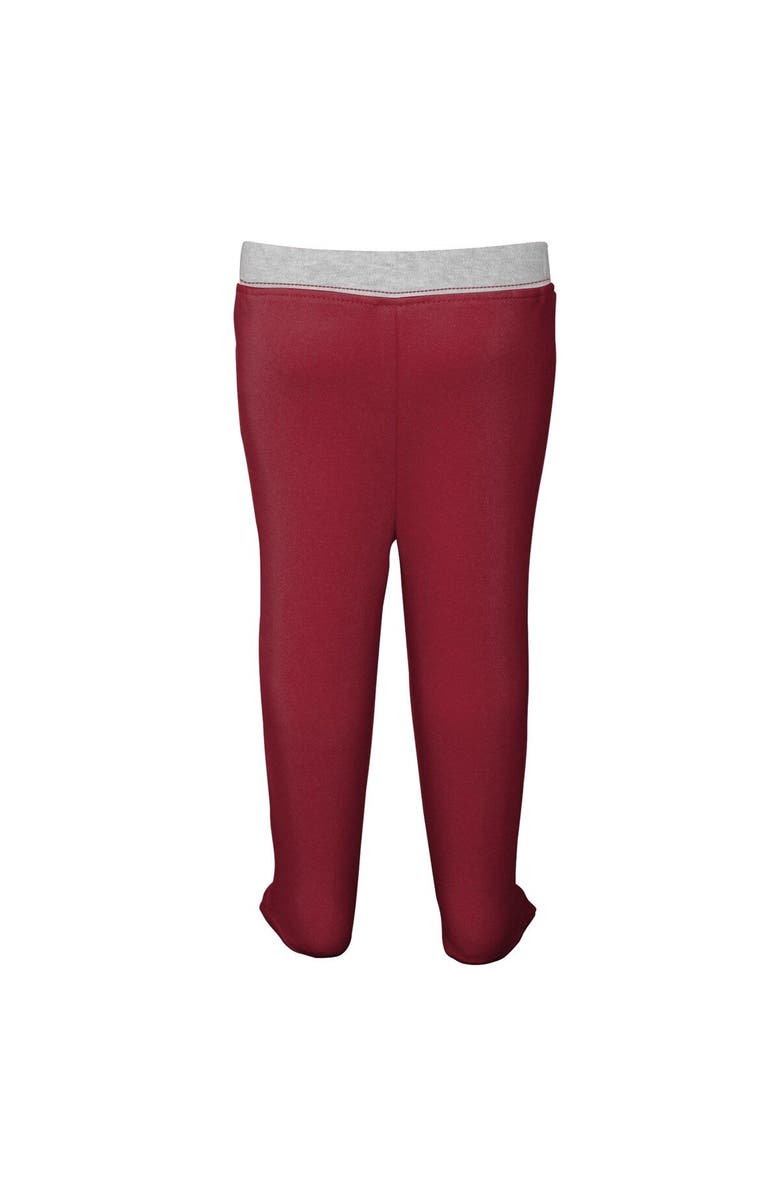 Outerstuff Newborn & Infant Crimson/White Oklahoma Sooners Dream Team Raglan Long Sleeve Bodysuit Hat & Pants Set, Alternate, color, Crimson