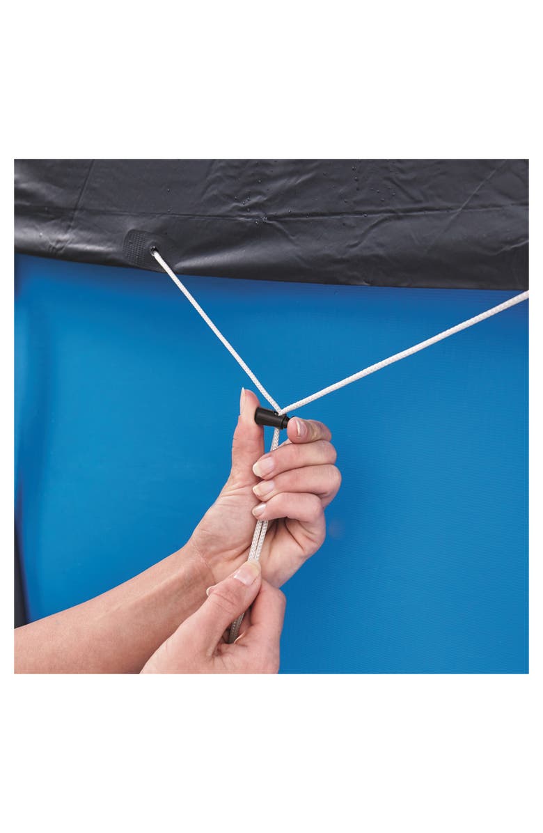 Flowclear Bestway 14' Black Pool Cover in Black for Pro Frame Pools, Alternate, color, 