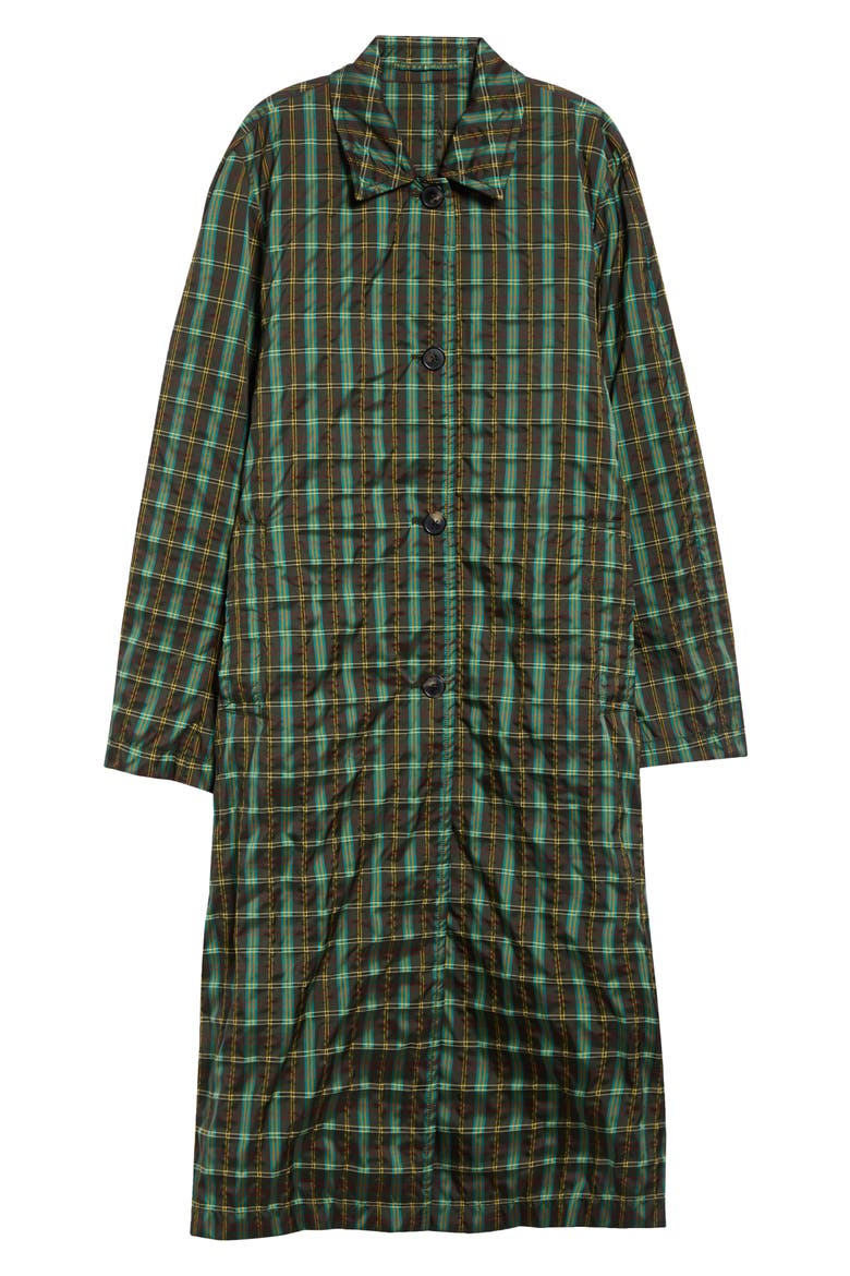 Raltonel Plaid Seersucker Coat, Alternate, color, KHAKI