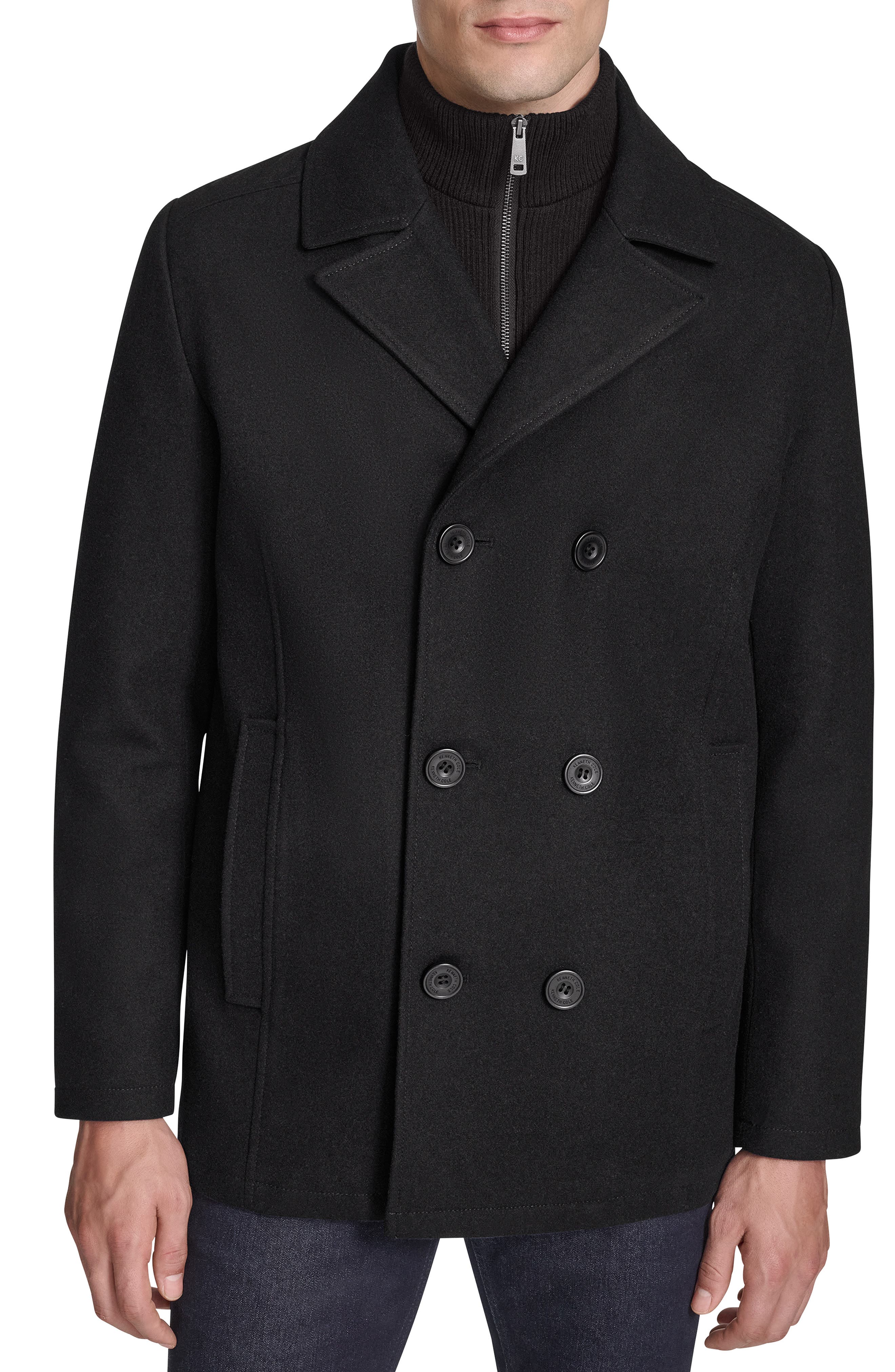 Kenneth Cole New York Classic Wool Peacoat