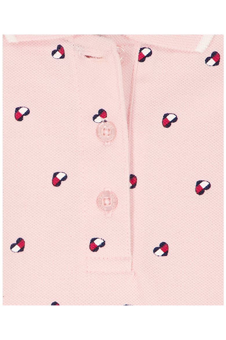 Heart Polo Dress & Bloomers Set, Alternate, color, DARK PINK