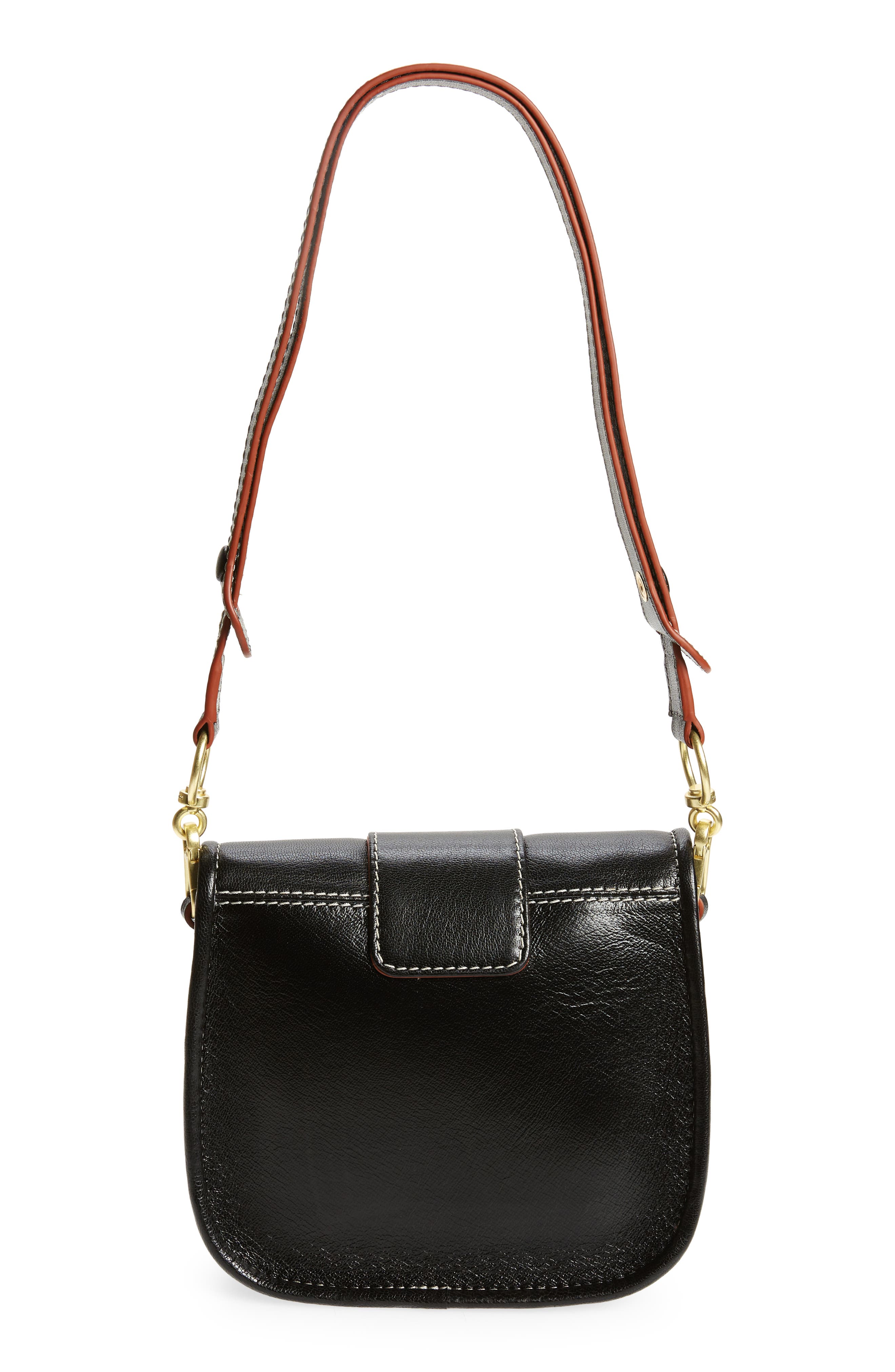 See by Chloé Saddie Leather Shoulder Bag, Alternate, color, 