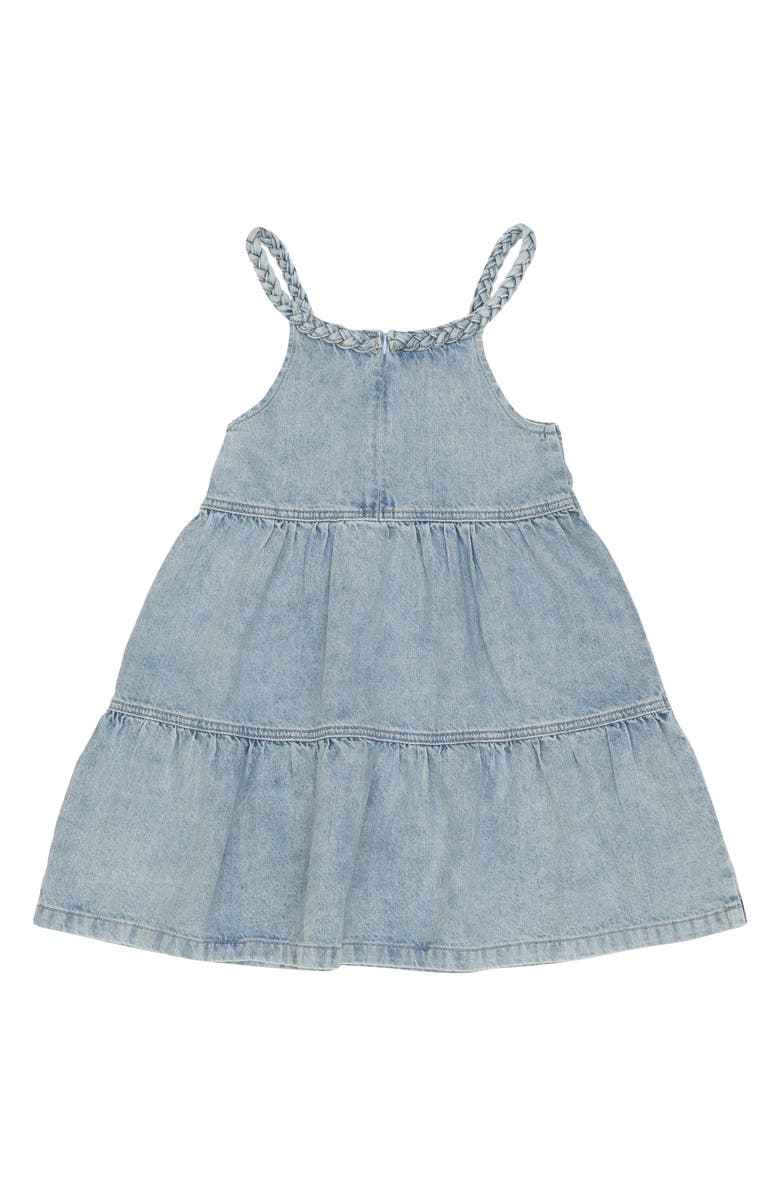 Joe's Jeans Kids' Tiered Denim Dress, Alternate, color, Bleach Wash