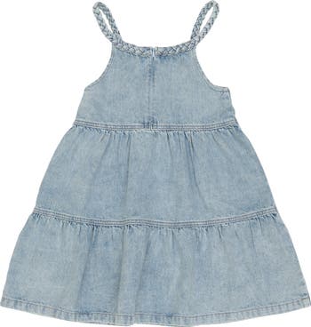 Kids' Tiered Denim Dress