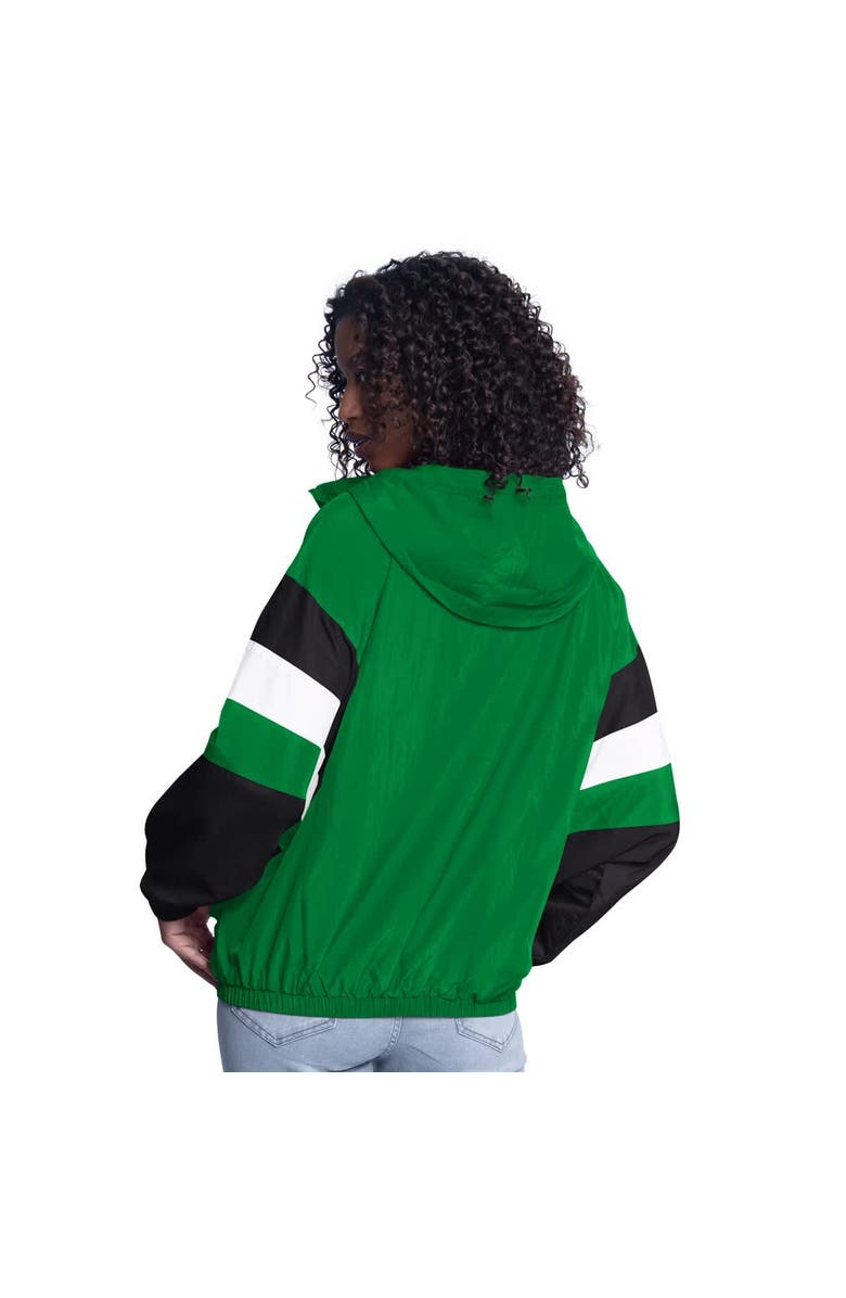 G-III SPORTS BY CARL BANKS Women's G-III Sports by Carl Banks  Kelly Green/Black Boston Celtics Game News Oversized Full-Zip Hoodie Jacket, Alternate, color, Kelly Green