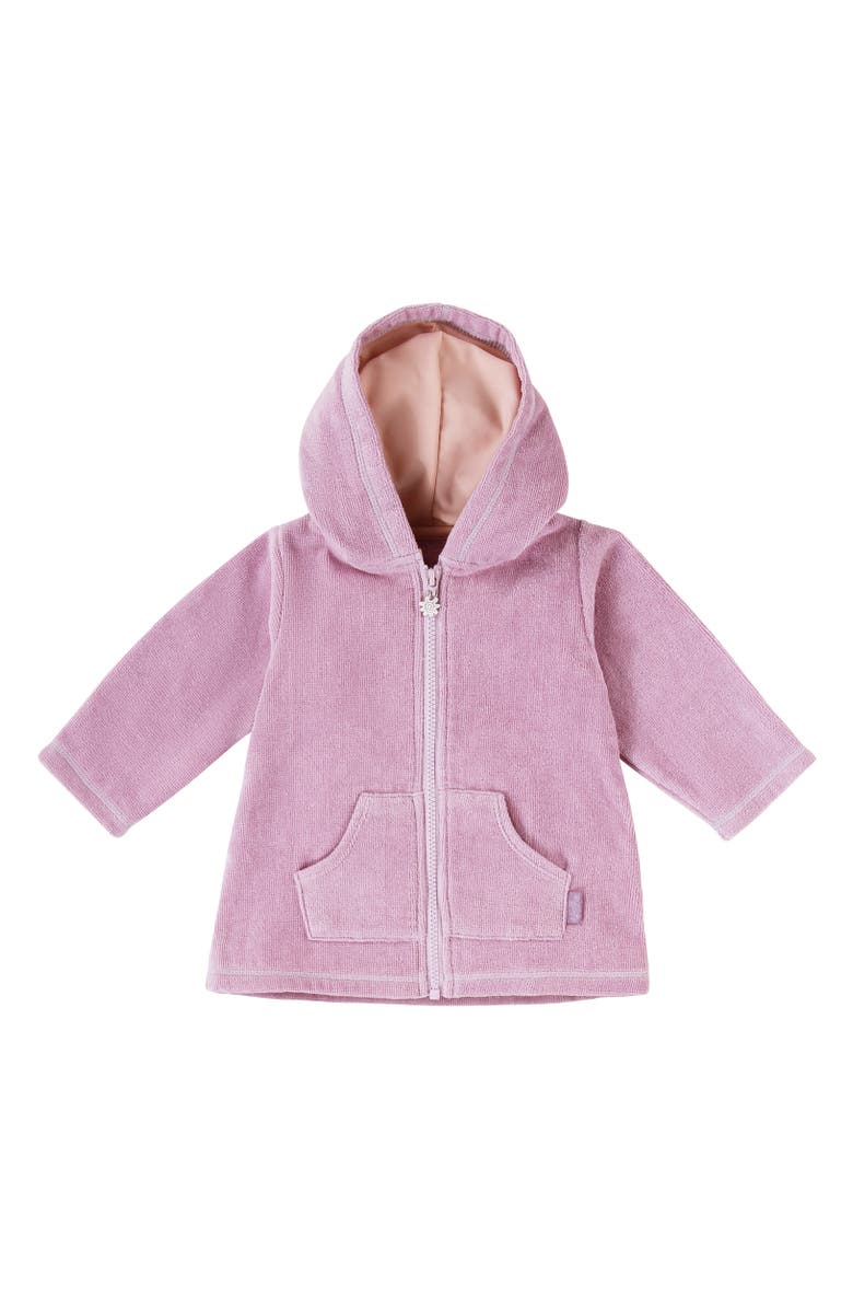 UV Skinz Hooded Terry Beach Cover-Up, Main, color, Lotus