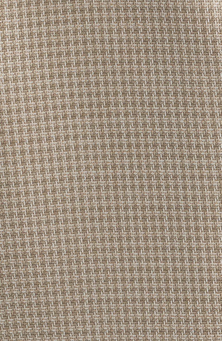 BOSS Hutson Slim Fit Tan Houndstooth Check Virgin Wool Sport Coat, Alternate, color, Beige/ Khaki
