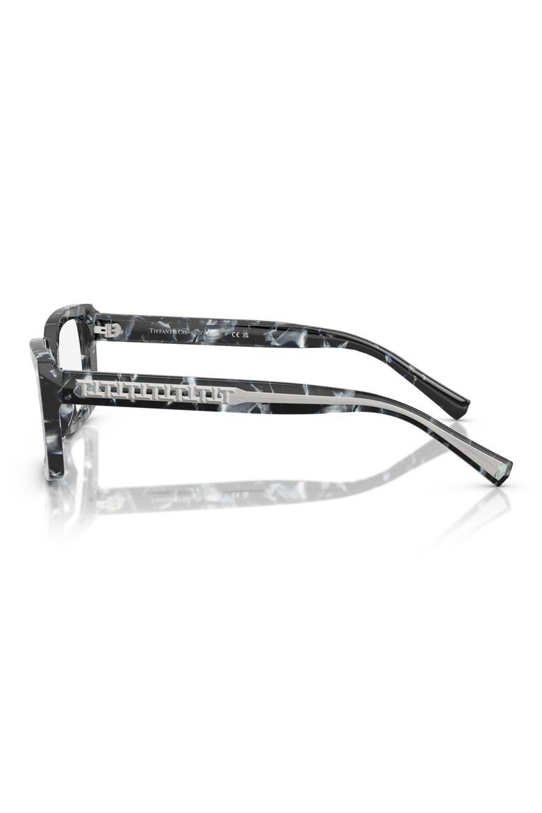 54mm Rectangular Optical Glasses, Alternate, color, HAVANA MADREPERLA / DEMO LENS