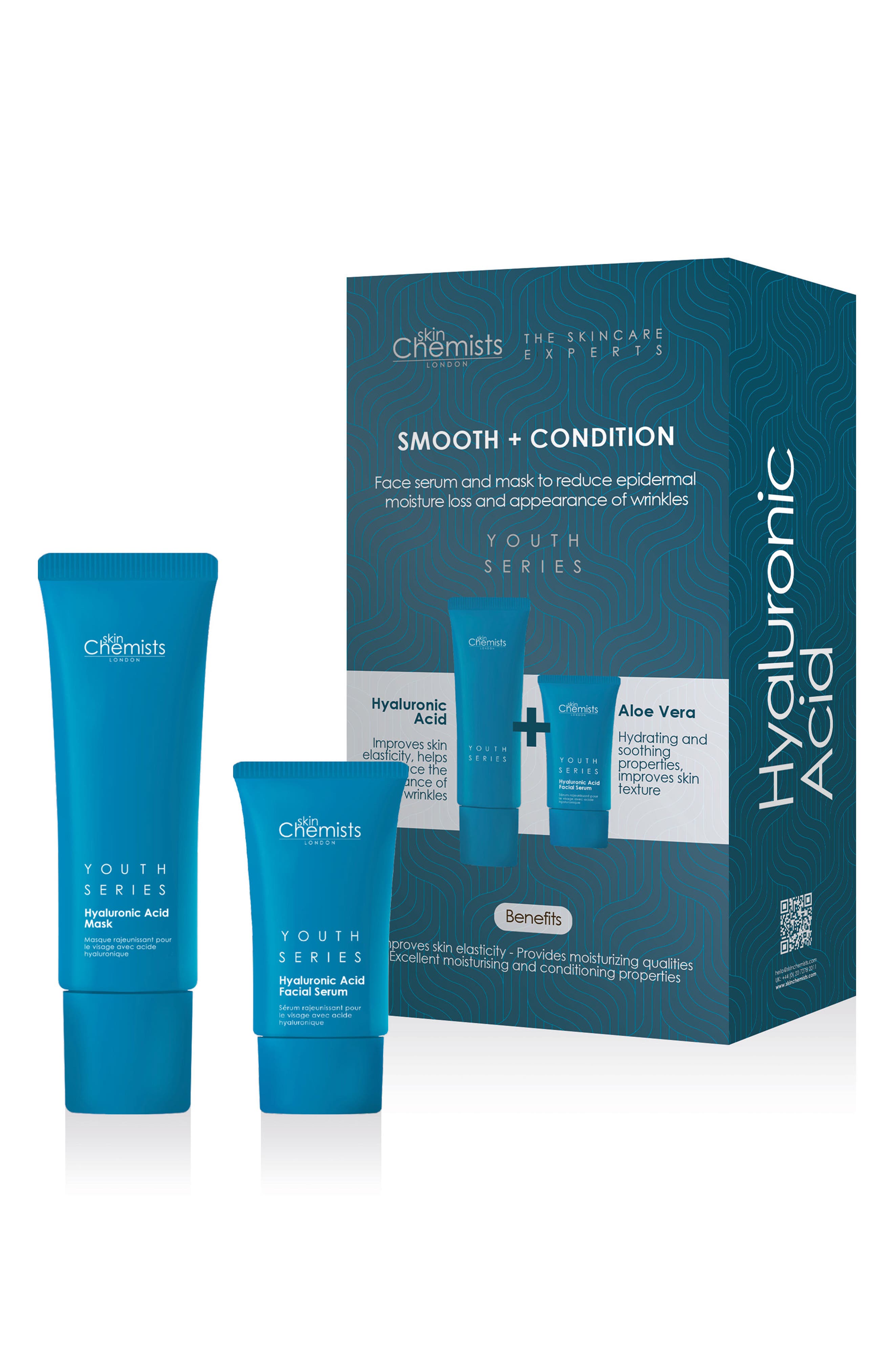 SKINCHEMISTS Hyaluronic Acid Face Mask & Face Serum Set