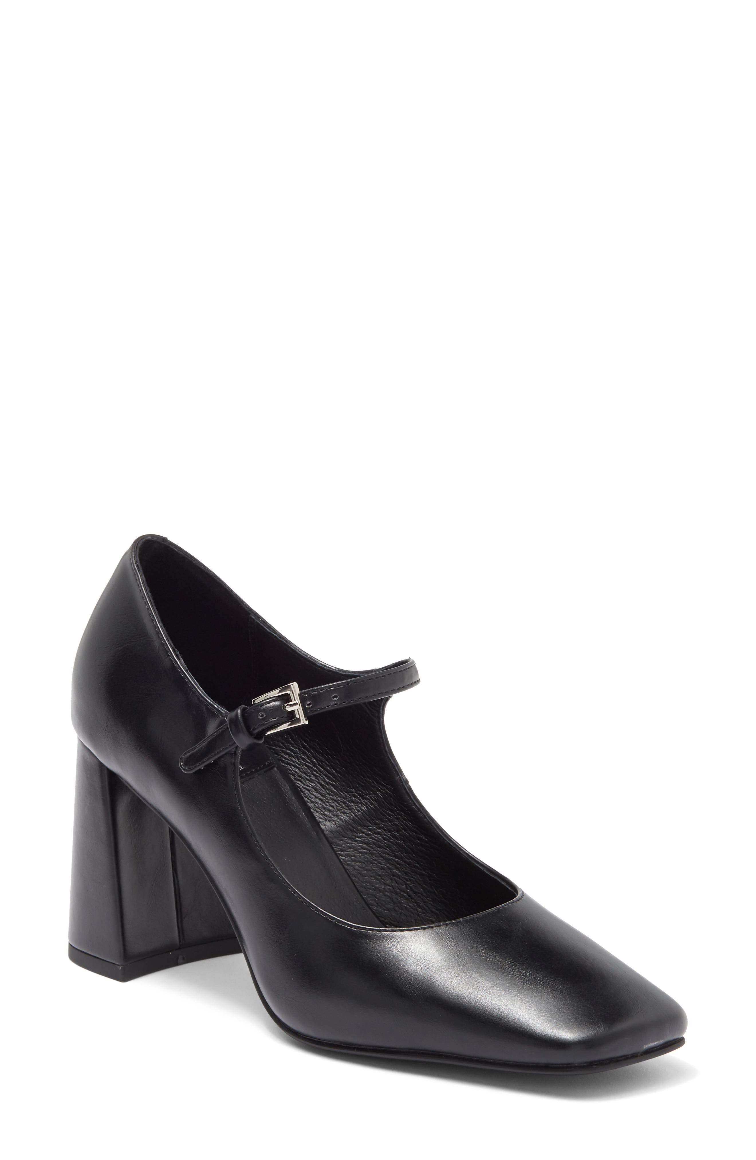 Jeffrey Campbell Bourdin Mary Jane Pump, Main, color, Black