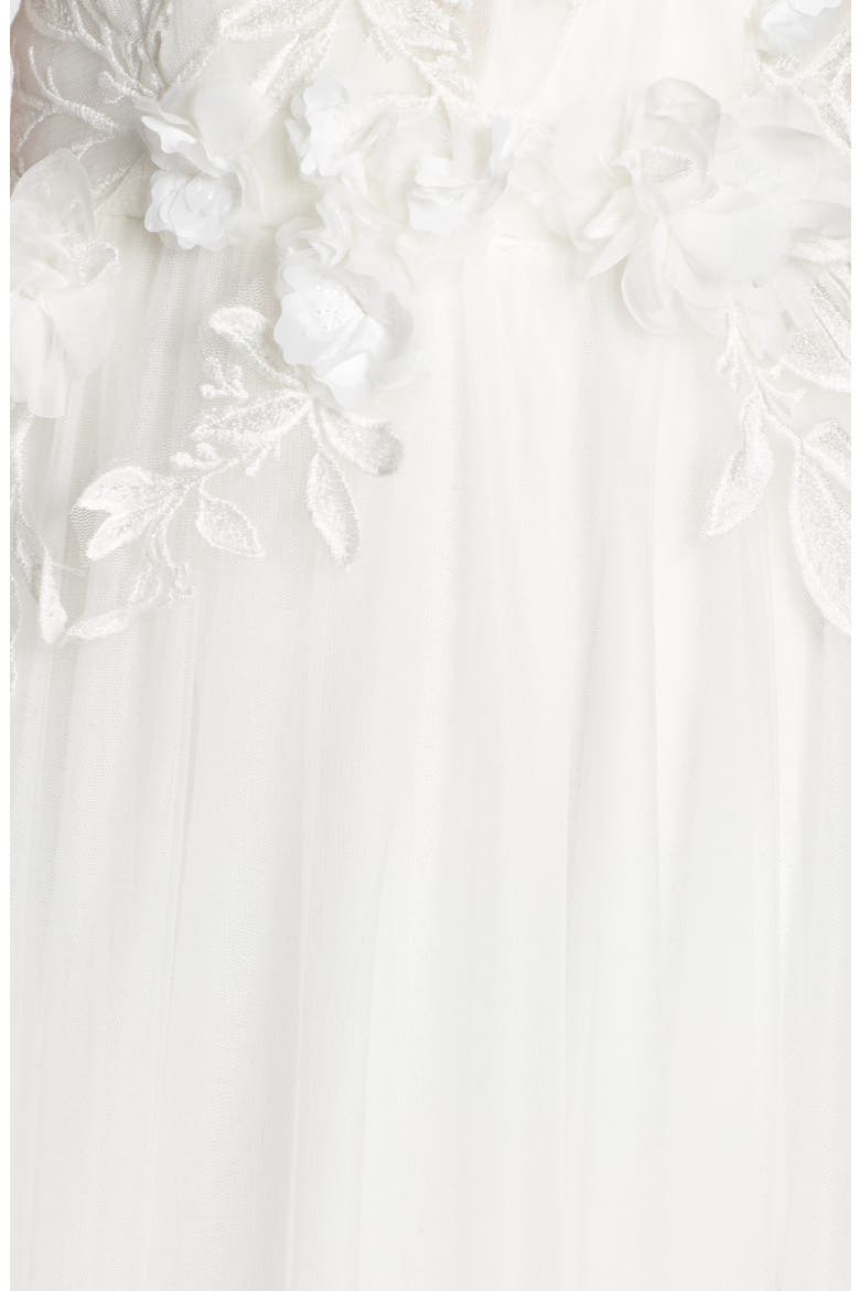 Embellished Tulle Ballgown, Alternate, color, IVORY