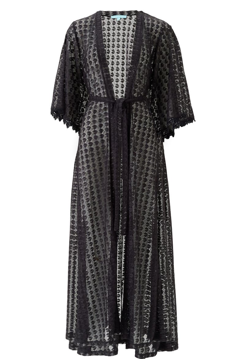 Tali Knit Cover-Up, Alternate, color, BLACK