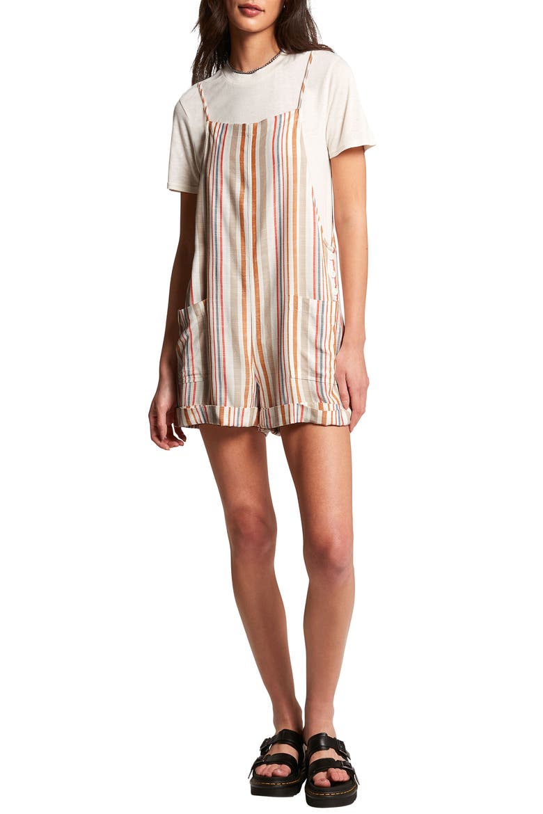 Can't Be Tamed Romper, Main, color, STAR WHITE