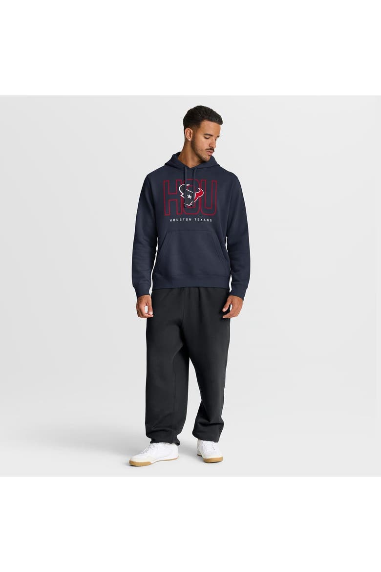 Men's Nike Navy Houston Texans Busted Play Club Fleece Pullover Hoodie, Alternate, color, Navy