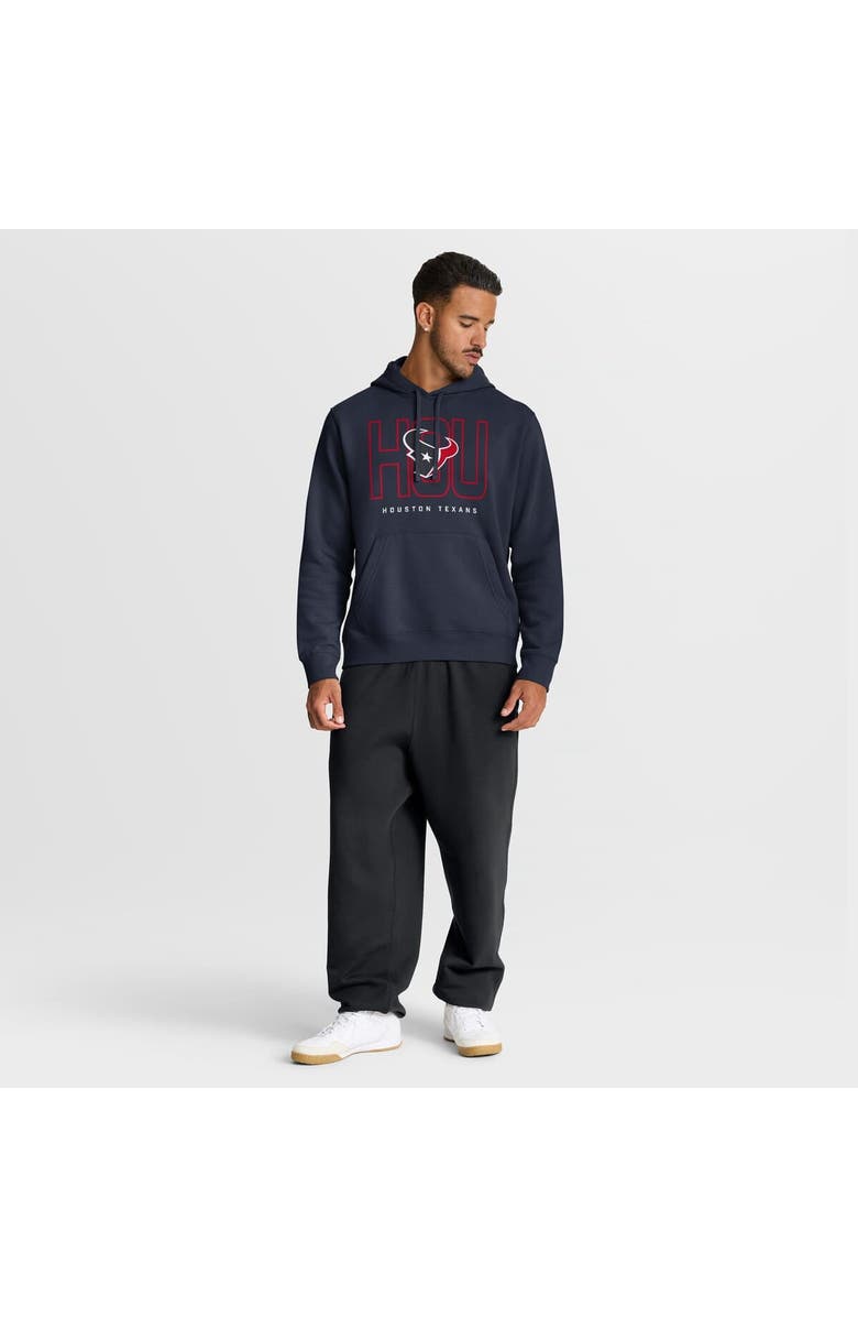 Nike Men's Nike Navy Houston Texans Busted Play Club Fleece Pullover Hoodie, Alternate, color, Navy