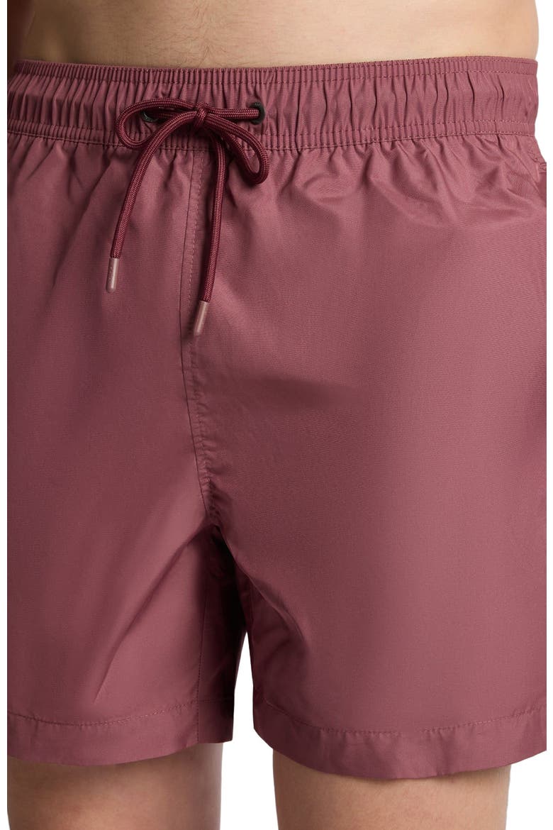 Classic Charles 5" Swim Trunk, Alternate, color, Berry