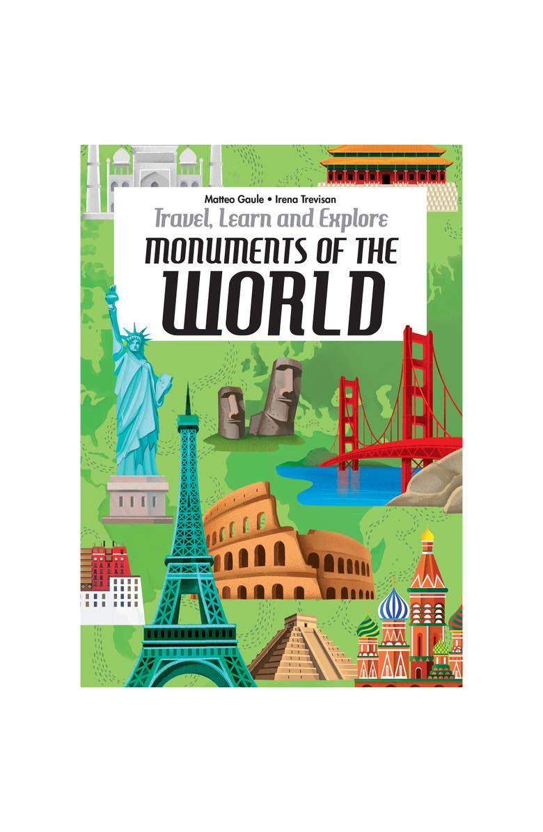 Sassi Travel, Learn and Explore Monuments Puzzle and Book Set, Alternate, color, Multicolored