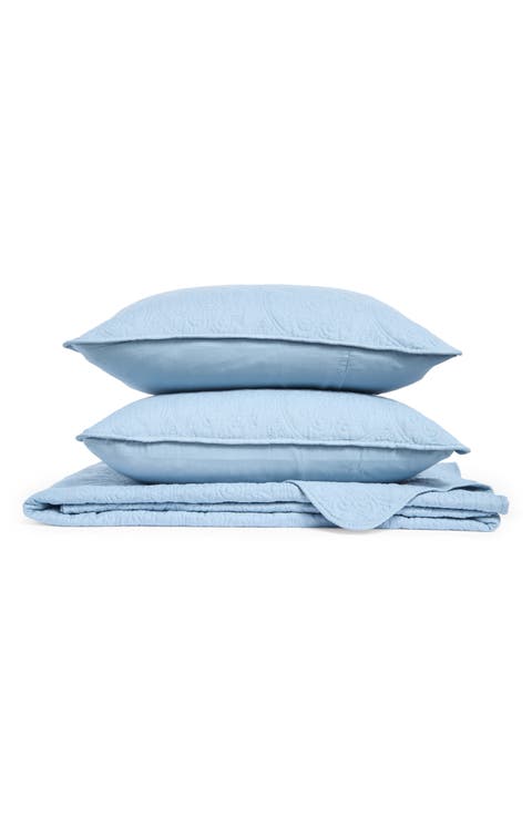 Medallion Embroidered Comforter & Pillow Sham Set