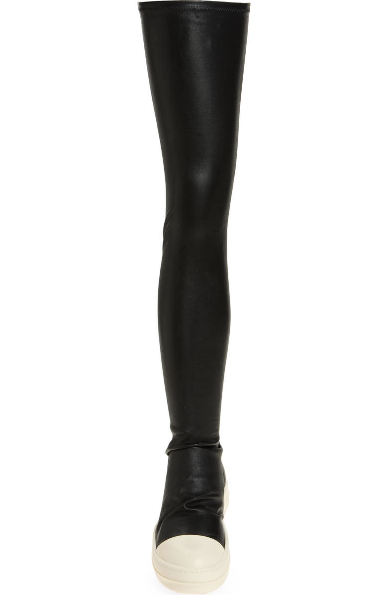 Rick Owens Stocking Sneaks Thigh High Sneaker, Alternate, color,