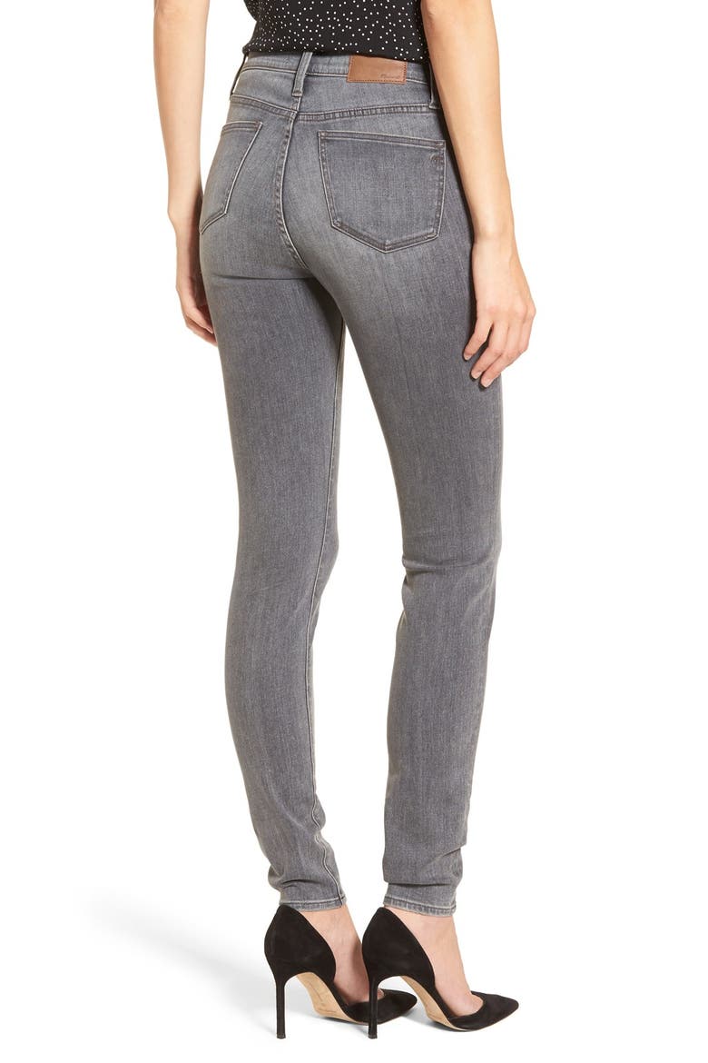 High Rise Skinny Jeans, Alternate, color, SHAW WASH