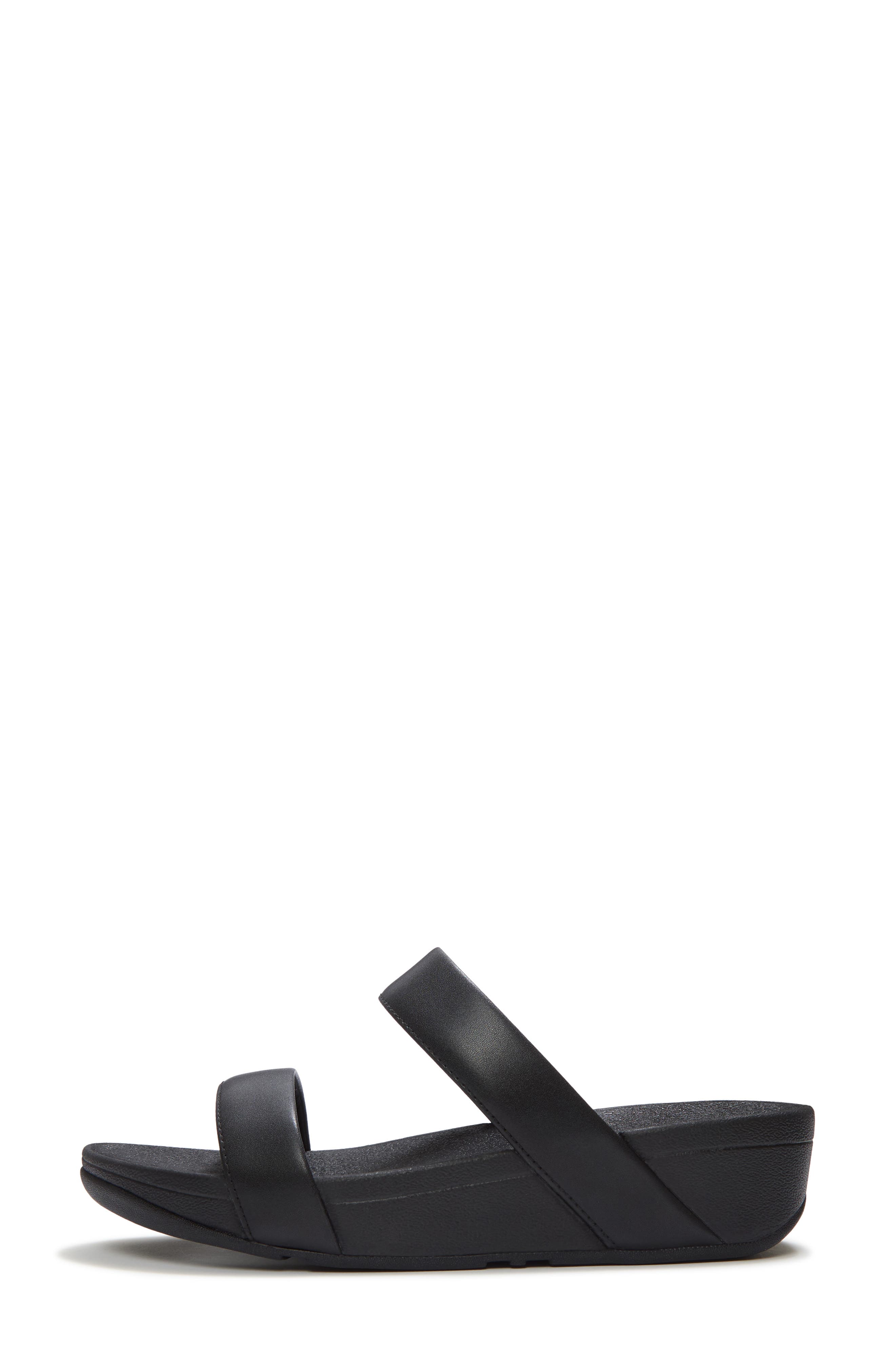 Flowrise Wedge Slide Sandal, Alternate, color, BLACK