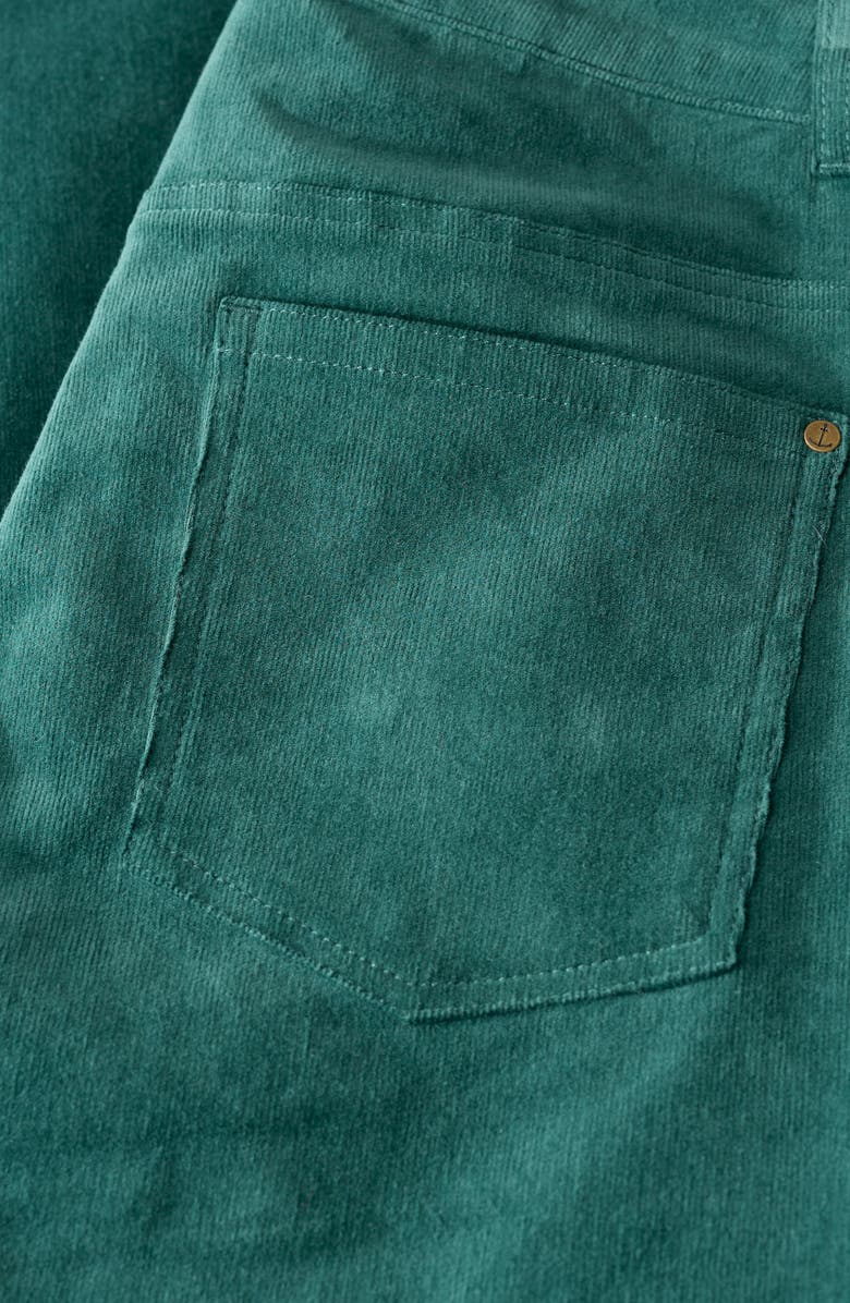 Seasalt Cornwall Lamledra Needlecord Slim Fit Pants, Alternate, color, Verte