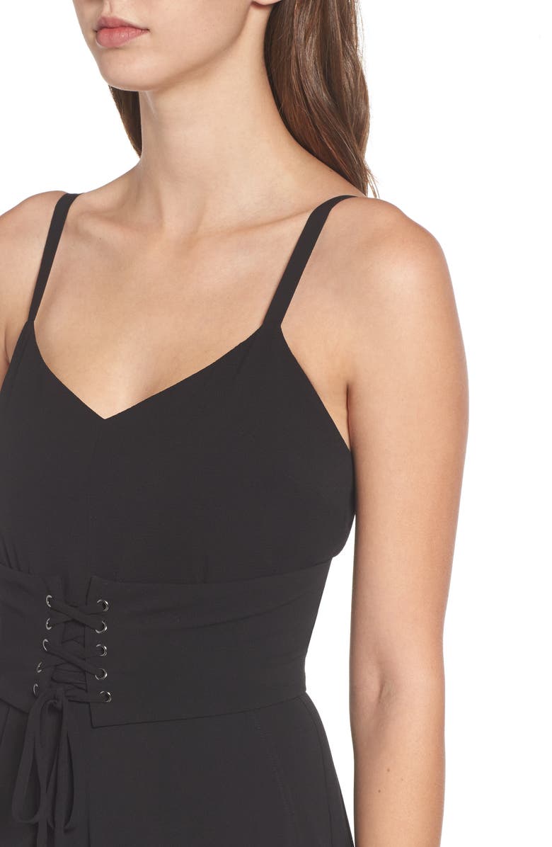 WAYF Riply Corset Jumpsuit, Alternate, color, 