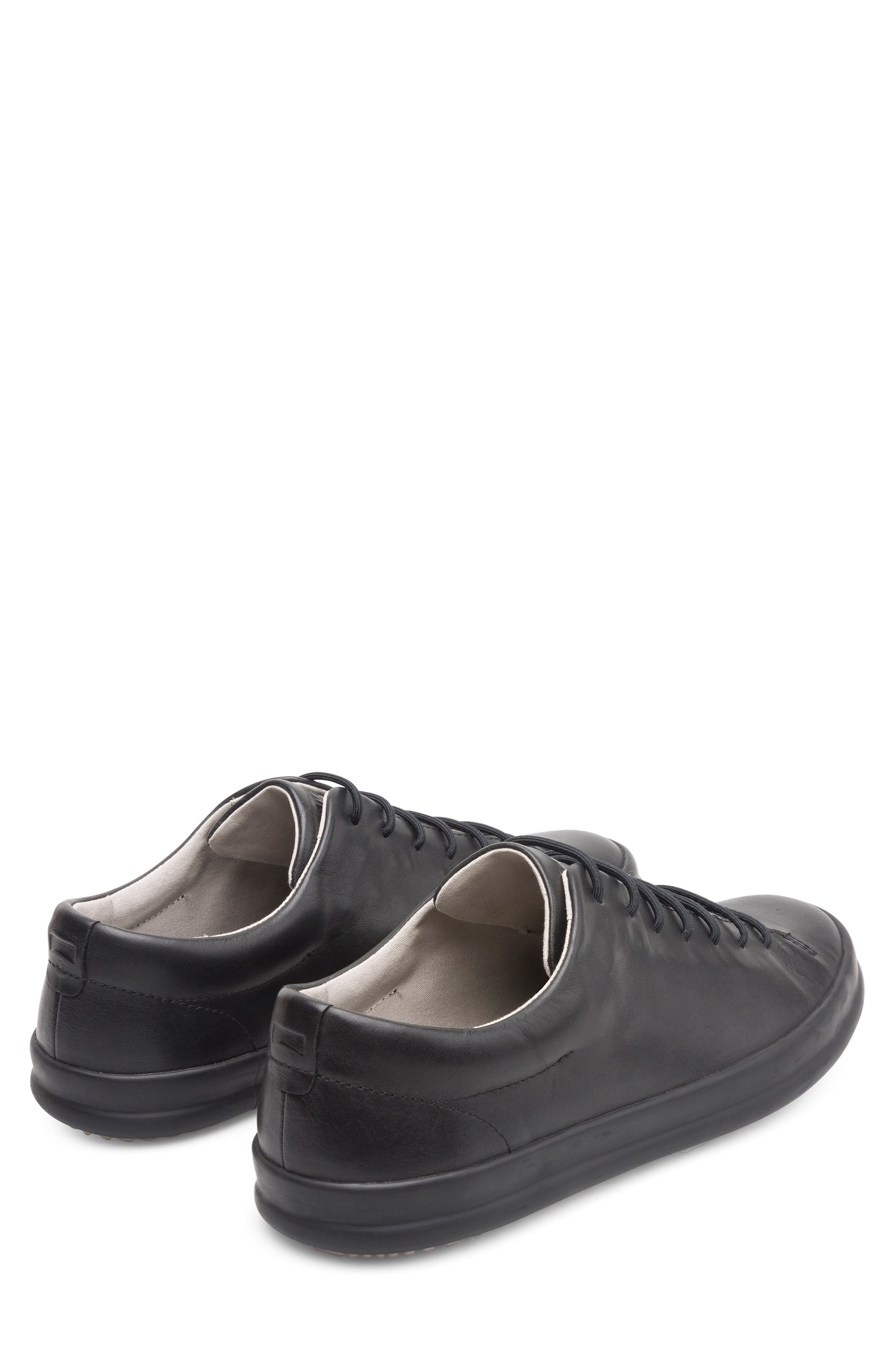 Camper Chasis Leather Sneaker, Alternate, color, Black
