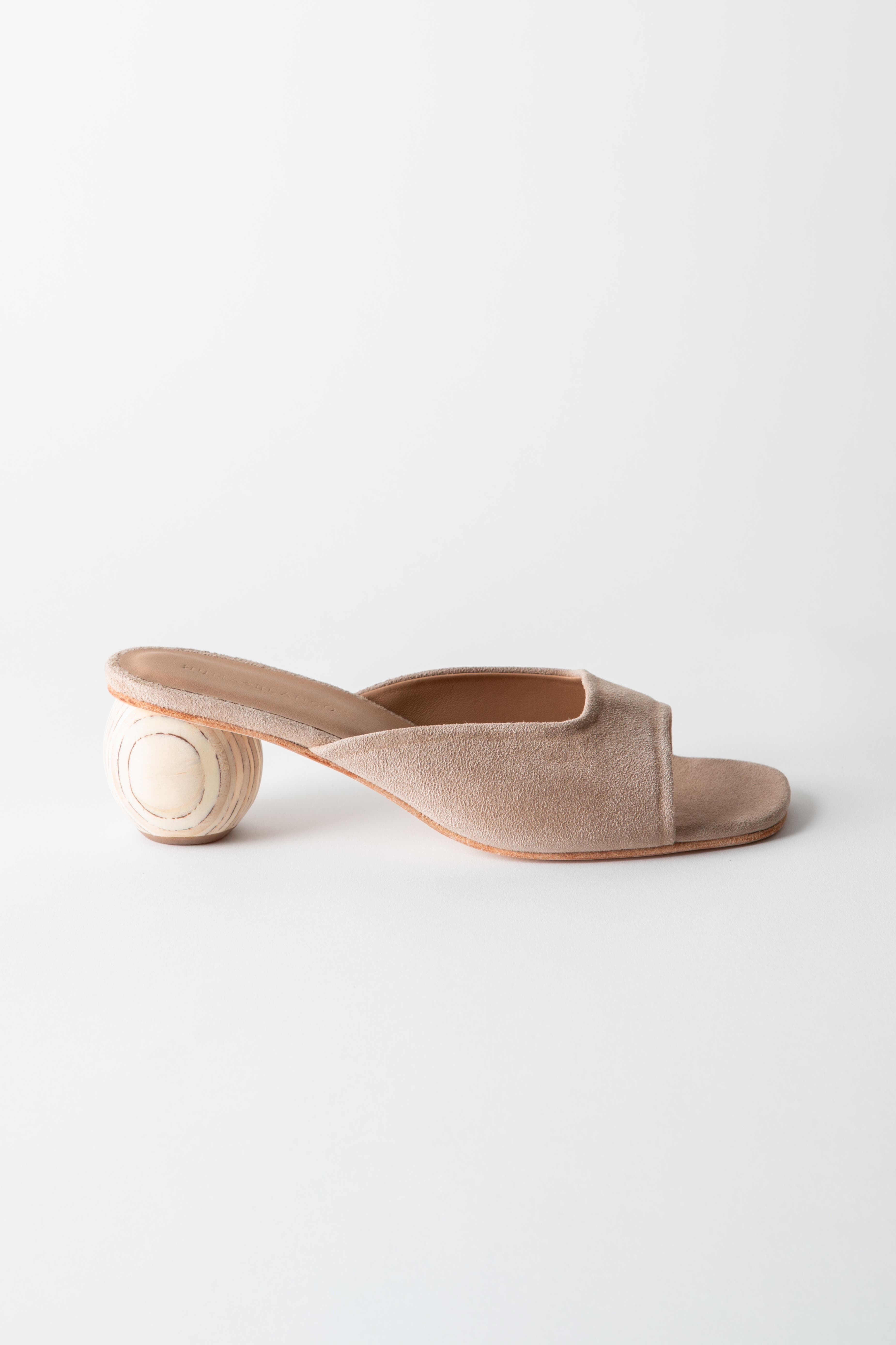 Huma Blanco Noa Slide Sandal, Alternate, color, Latte Suede