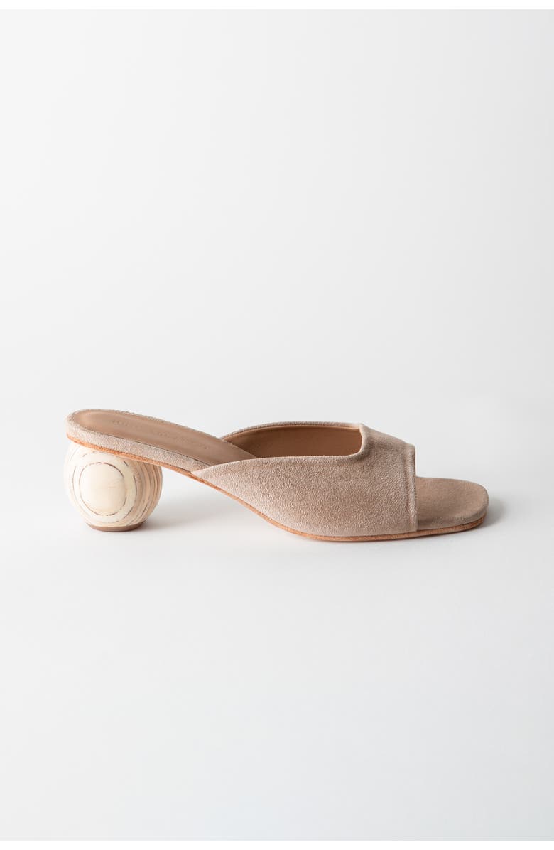Huma Blanco Noa Slide Sandal, Alternate, color, Latte Suede