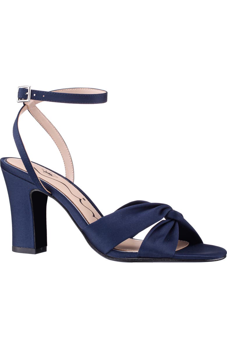 Nina Ashley Ankle Strap Sandal, Main, color, New Navy