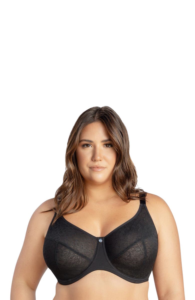 Parfait Enora Minimizer Bra, Alternate, color, Black