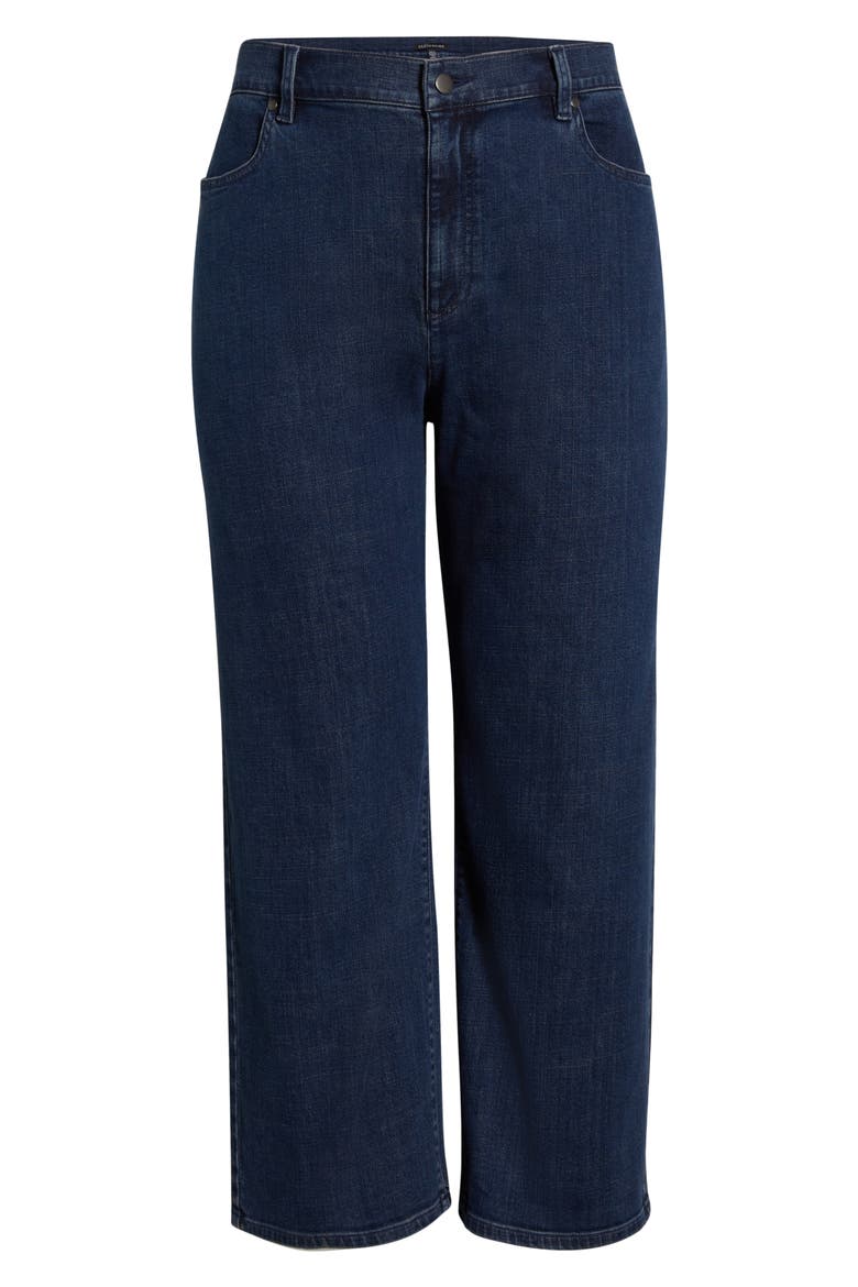 High Waist Ankle Straight Leg Jeans, Alternate, color, MIDNIGHT INDIGO