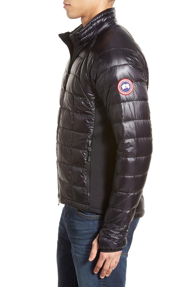 'Hybridge™ Lite' Slim Fit Packable Jacket, Alternate, color, BLACK