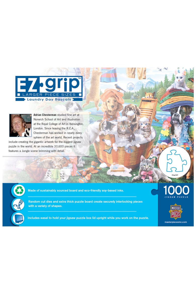 Laundry Day Rascals 1000 Piece Puzzle, Alternate, color, Multicolor