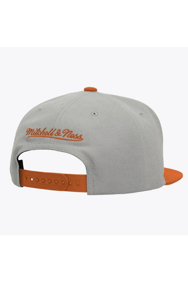 Men's Mitchell & Ness  Gray/Orange Oregon State Beavers Plaid OG Snapback Hat, Alternate, color, Gray