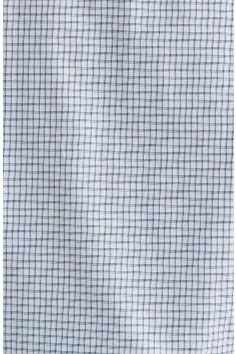 Regular Fit Windowpane Cotton Button-Up Shirt, Alternate, color, LIGHT BLUE